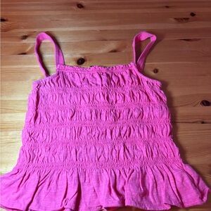 Universal Thread Bright Pink Gathered Top